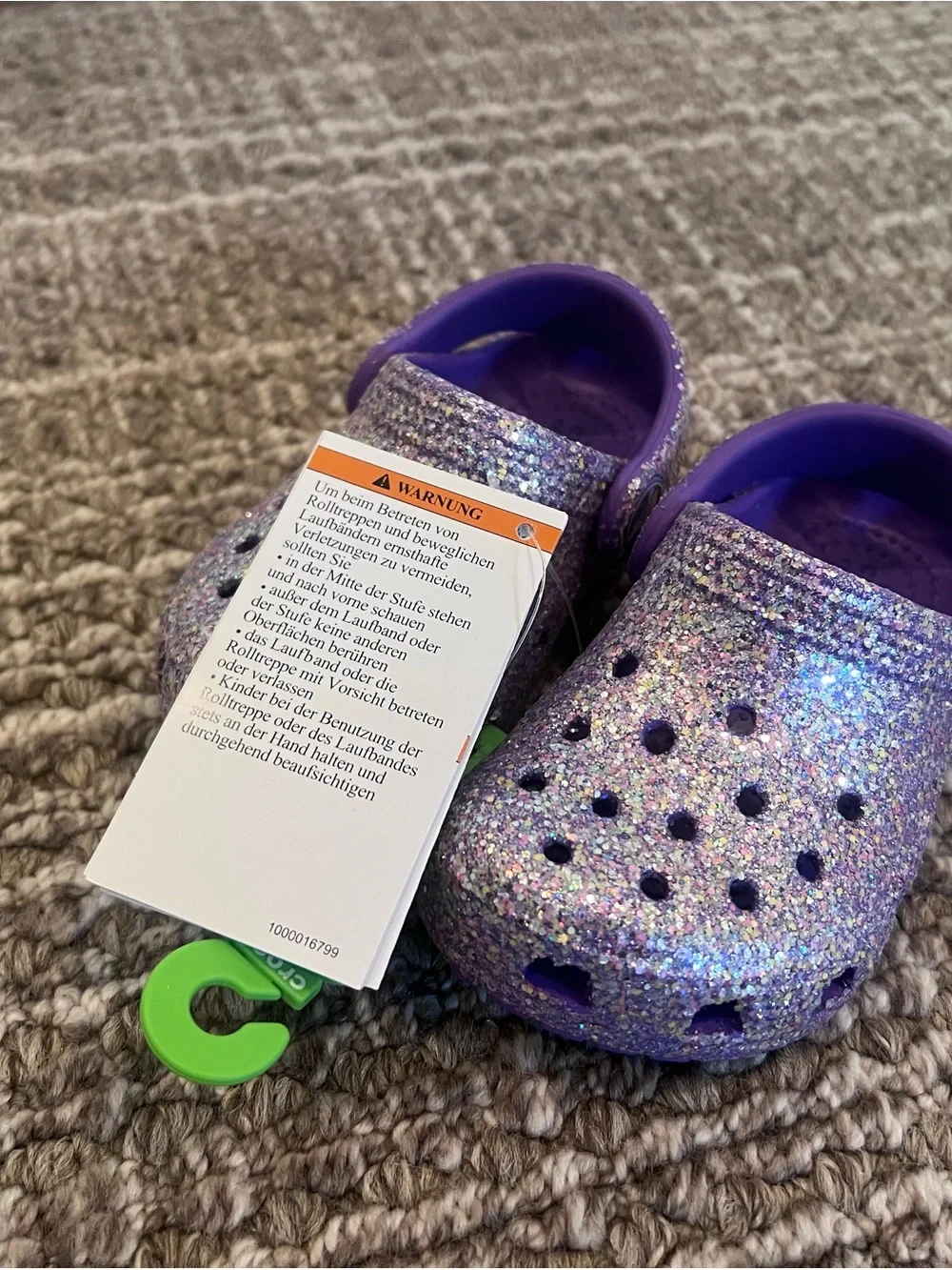 CROCS sparkly brand
